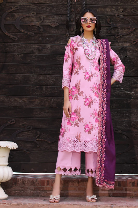 3-PC Embroidered Lawn Collection CCS-4-28