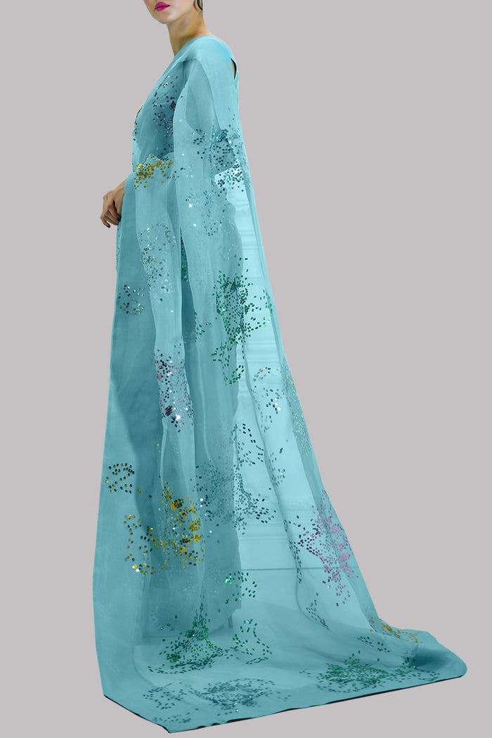 Antigua Sand Embellished Sari