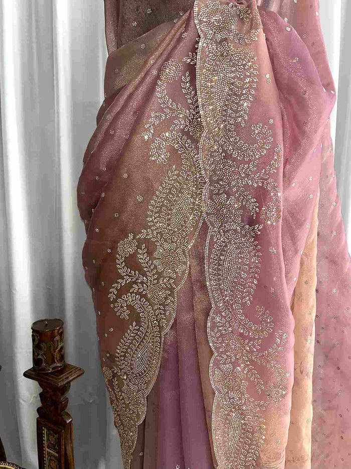 Ombré Tissue Silk: Avenya