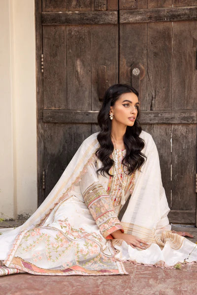 | EMBROIDERED LAWN JACQUARD SUIT | BANARSI JACQUARD DUPATTA