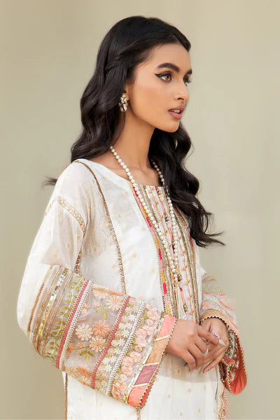 | EMBROIDERED LAWN JACQUARD SUIT | BANARSI JACQUARD DUPATTA