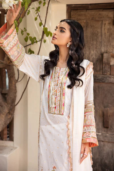 | EMBROIDERED LAWN JACQUARD SUIT | BANARSI JACQUARD DUPATTA