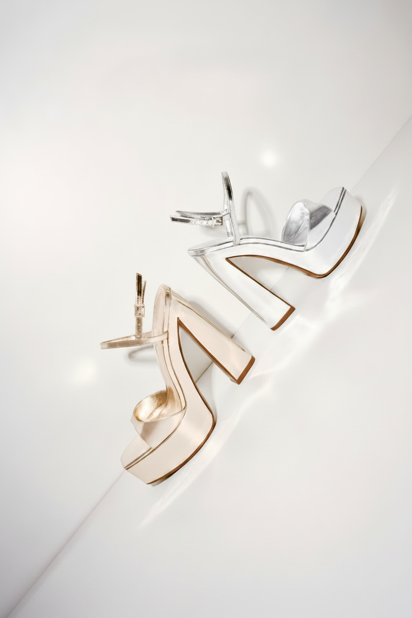Wedding platform heels
