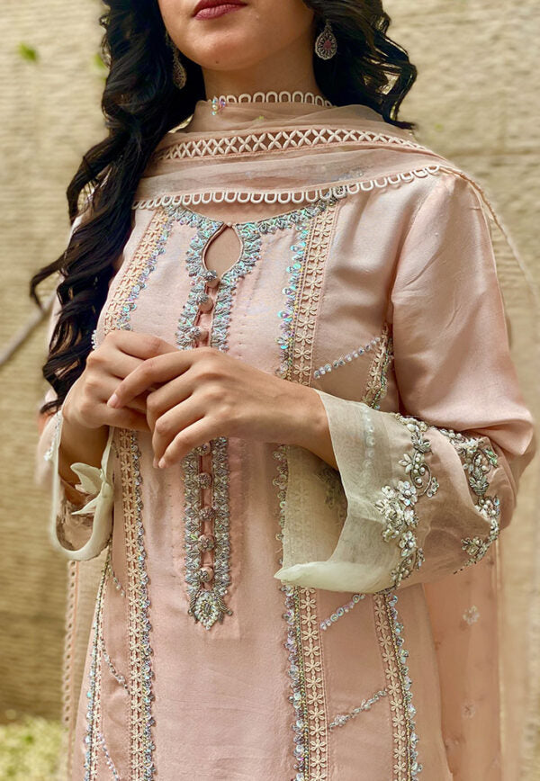 Blush with Dupatta