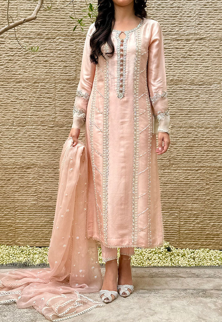 Blush with Dupatta