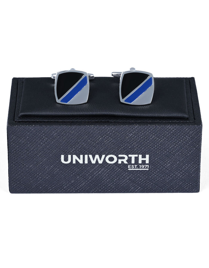 Black Rectangle Cufflink