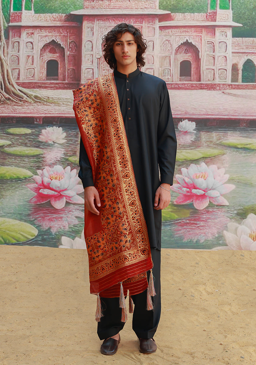 Masoori Pomegranate Shawl