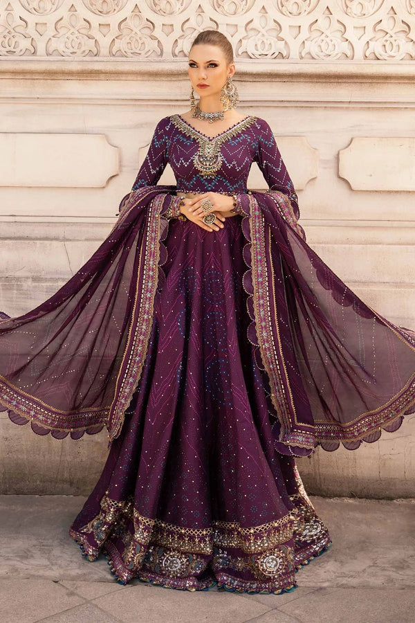 Embroidered Cotton Satin Suit | CST-802