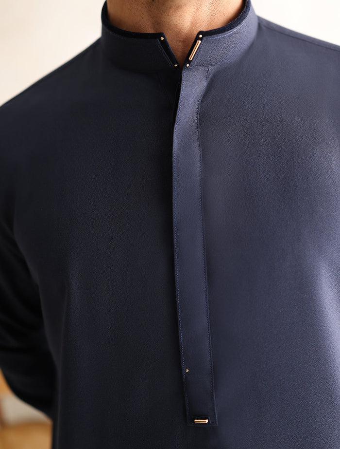 Blue Crush Fabric Premium Kurta Pajama