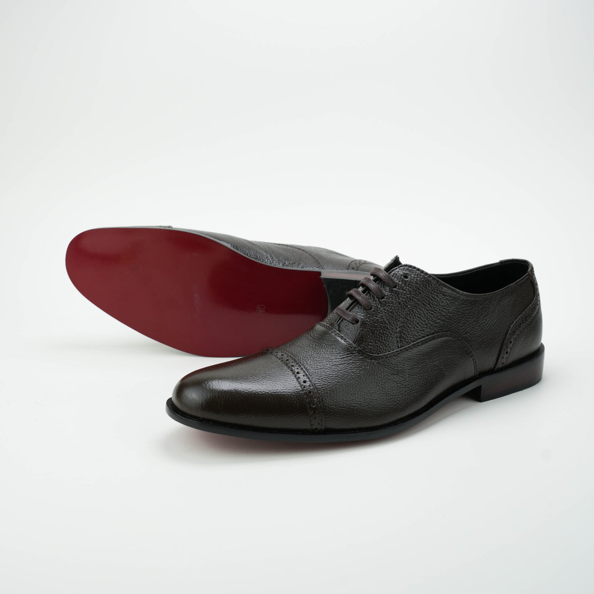 Dark Brown Mild Leather Shoes