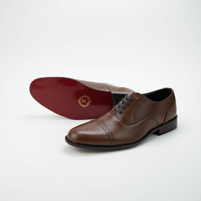 Tan Brown Mild Leather Shoes