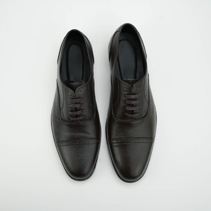 Dark Brown Mild Leather Shoes