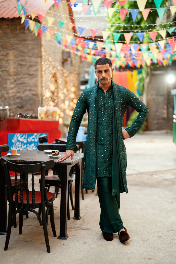 Sheesh - Posh GREEN Kurta Pajama