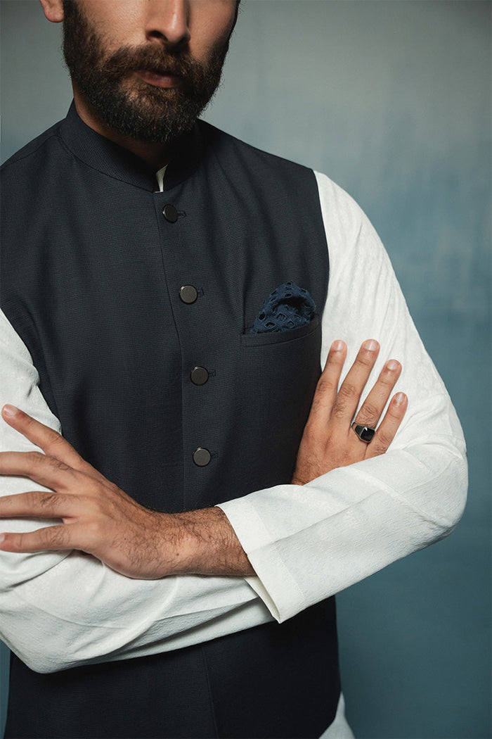 Navy Blue' Waistcoat