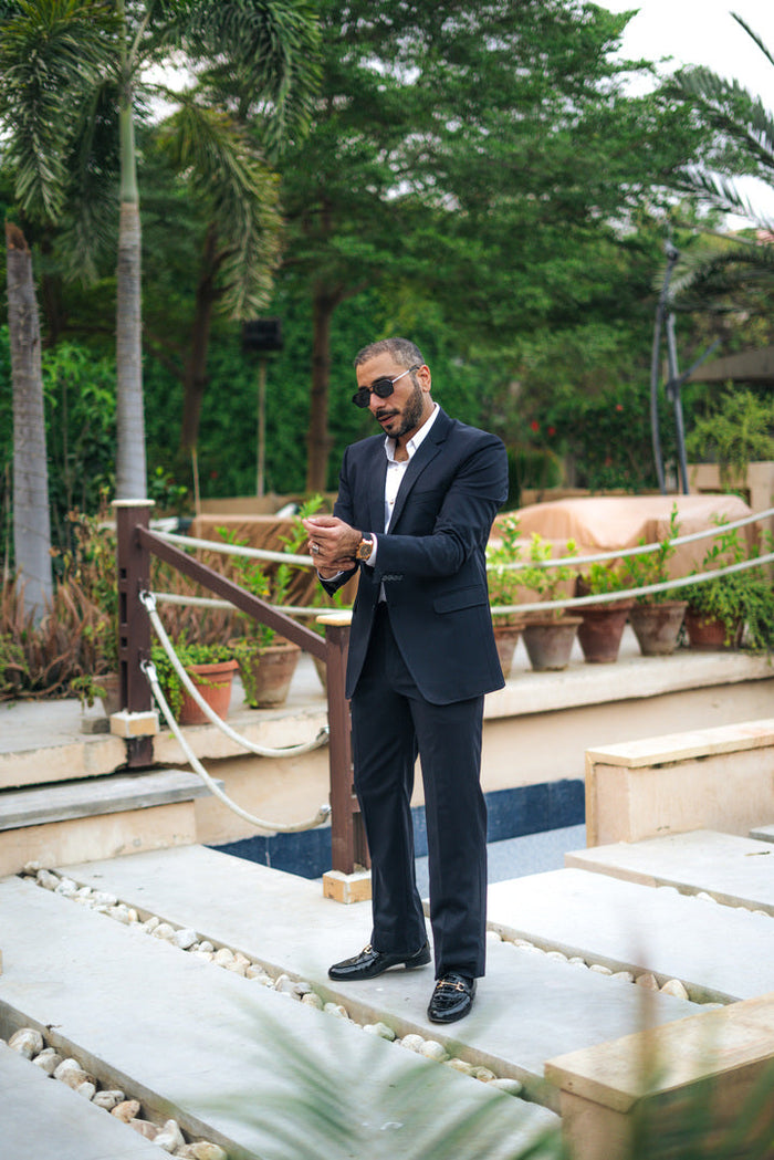 Navy Blue Italian Armani Suit