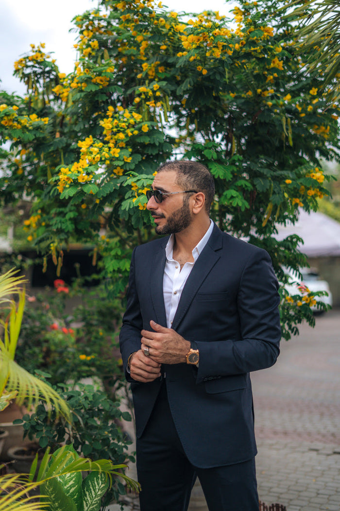 Navy Blue Italian Armani Suit