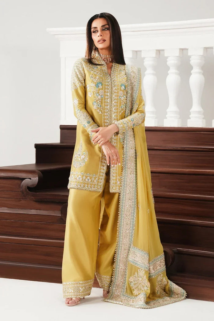 Mihra – Festive Front-Open Short Shirt by Saad Bin Shahzad (Festive Pret 2026)