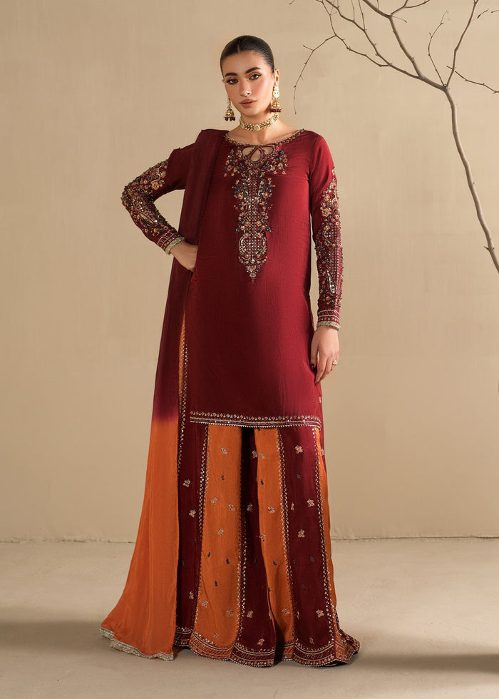 2622A Embroidered 3 Piece