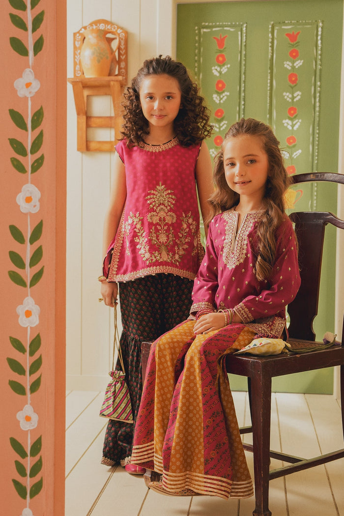 Barbie Pink Embroidered Suit