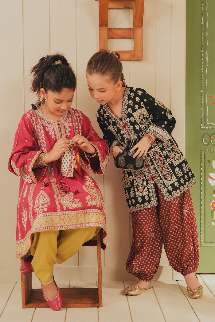Black Embroidered Suit