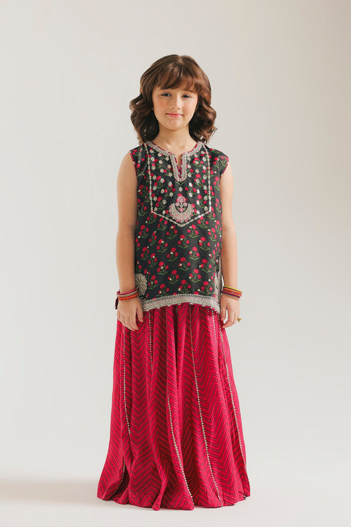 Black Embroidered Suit