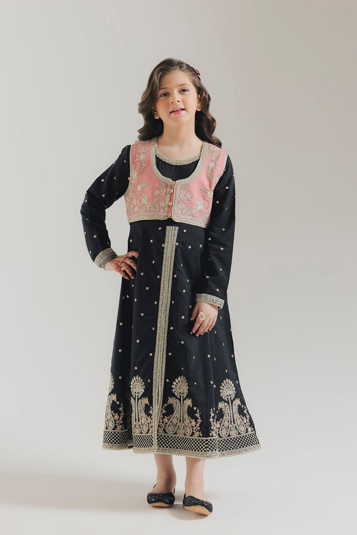 Black Embroidered Suit