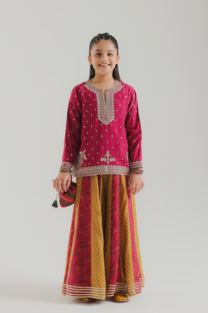 Barbie Pink Embroidered Suit