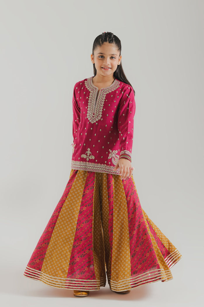 Barbie Pink Embroidered Suit