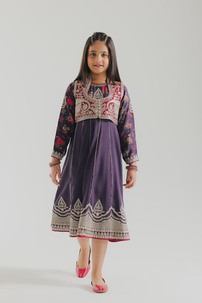 Deep Plum Embroidered Suit