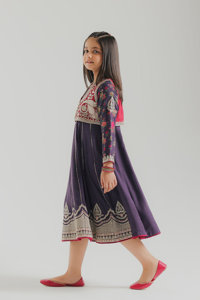 Deep Plum Embroidered Suit