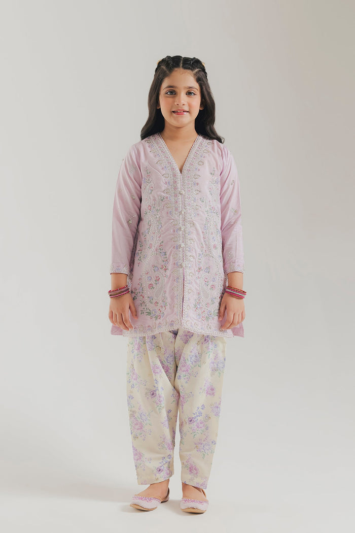 Ice Pink Embroidered Suit