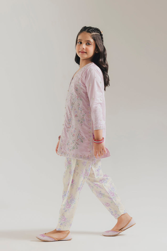 Ice Pink Embroidered Suit
