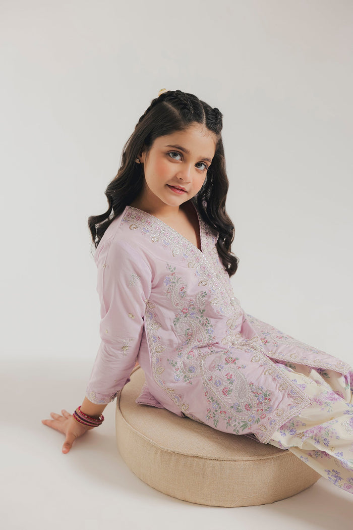Ice Pink Embroidered Suit