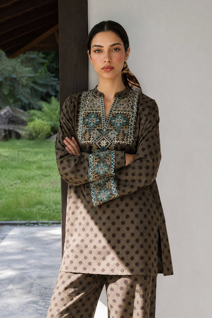 Embroidered 2 Piece Suit E9327