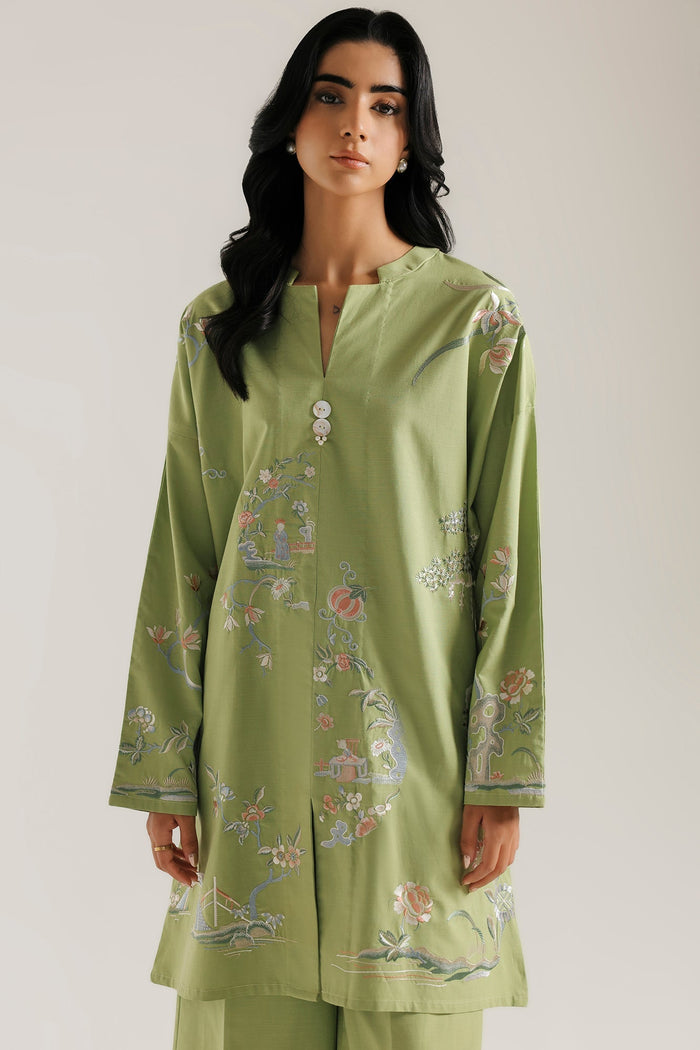 Embroidered 2 Piece Suit E9501