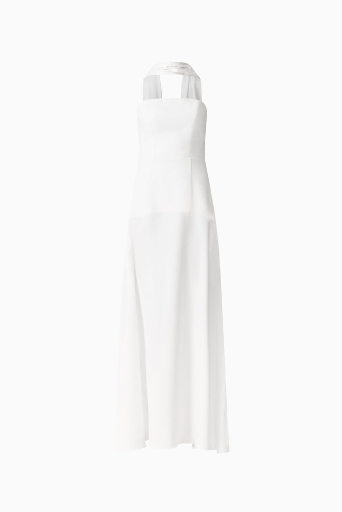 Noralyn Strapless Gown in White