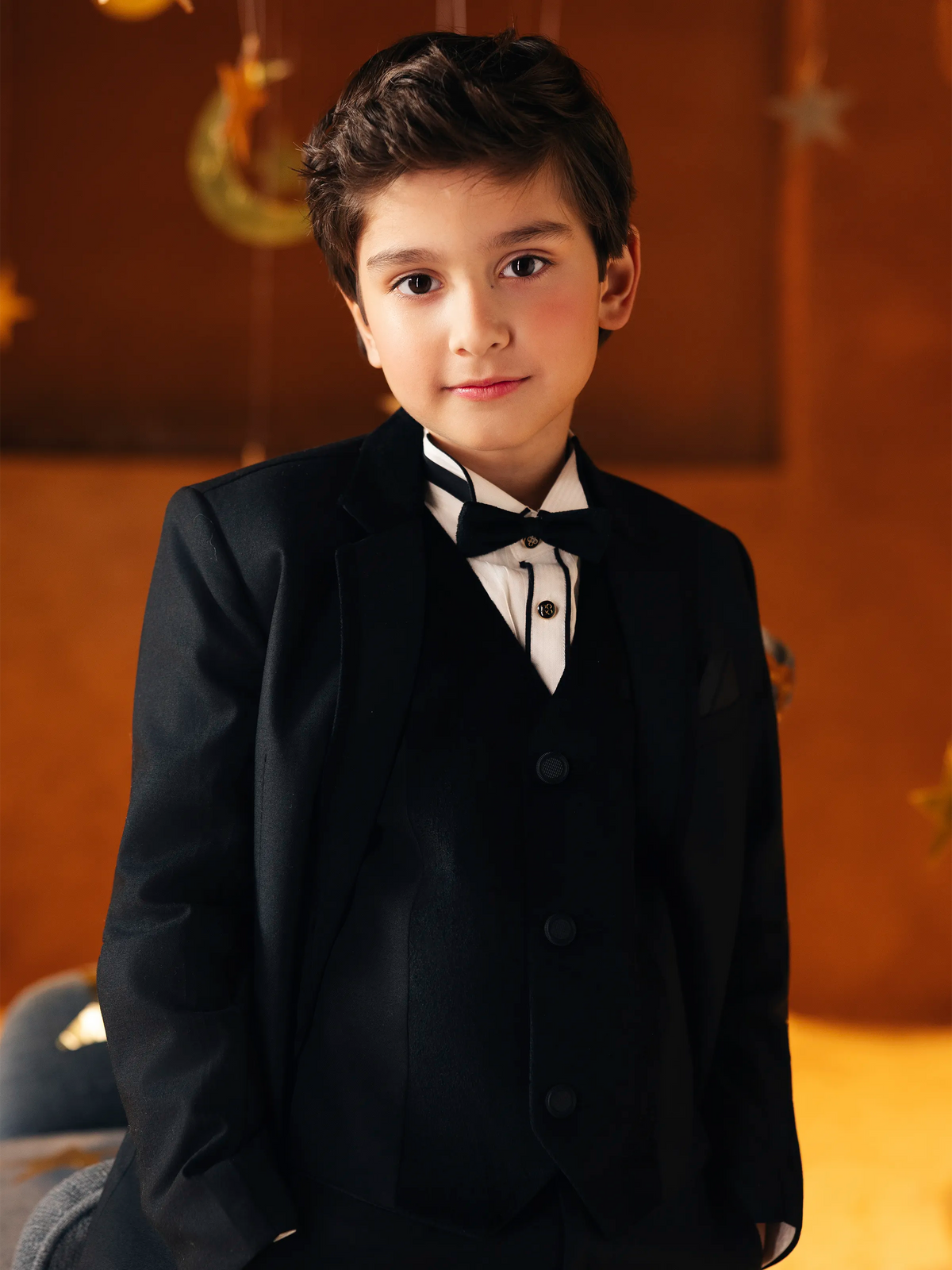 Notch Collar Tuxedo Suit - Ebtcpc5-4513