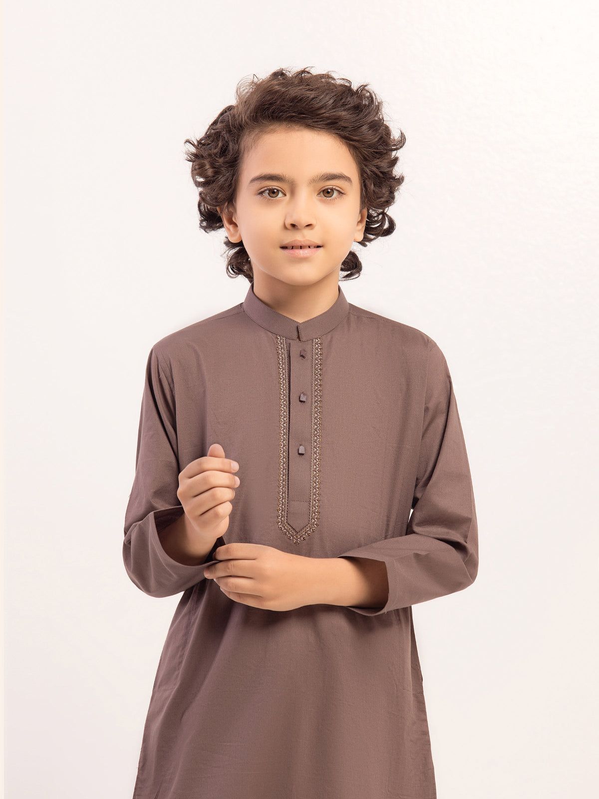 Embroidered Cotton Kurta Pajama - Ebtkp5-028