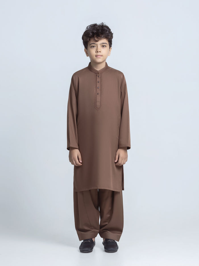 Embroidered Dobby Shalwar Kameez