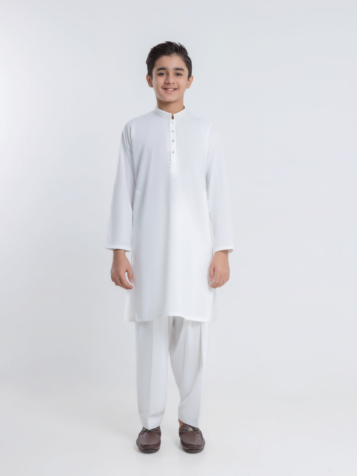 Embroidered Blended Shalwar Kameez - Ebtks6-4133