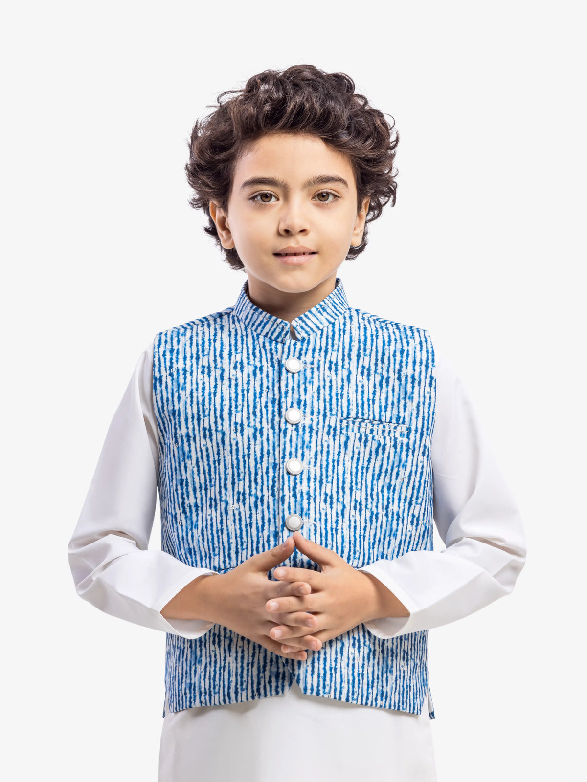 Blended Waistcoat Suit - Ebtwcs25-25195