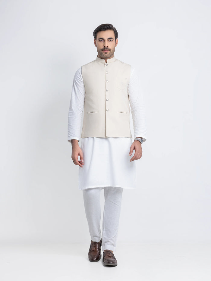 Embroidered Viscose Waistcoat - Emtwce6-36013
