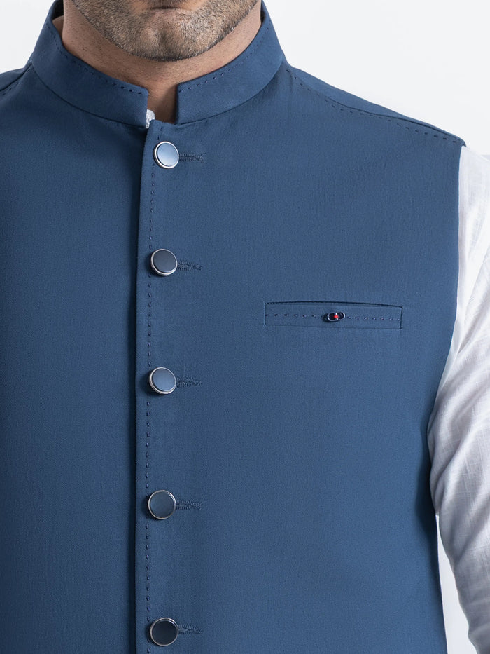 Plain Viscose Waistcoat - Emtwcp6-36006