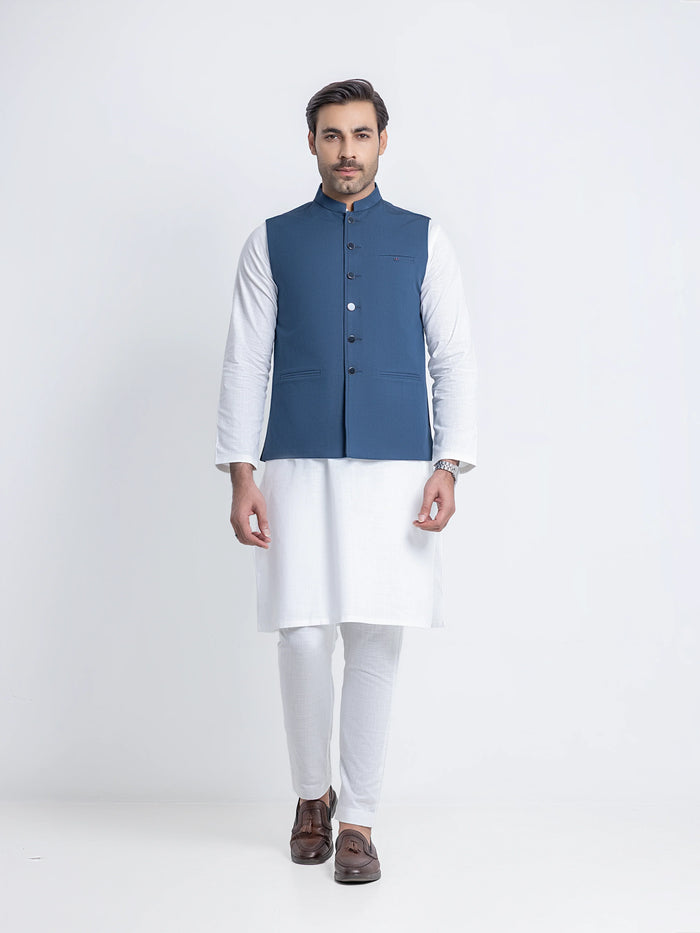 Plain Viscose Waistcoat - Emtwcp6-36006