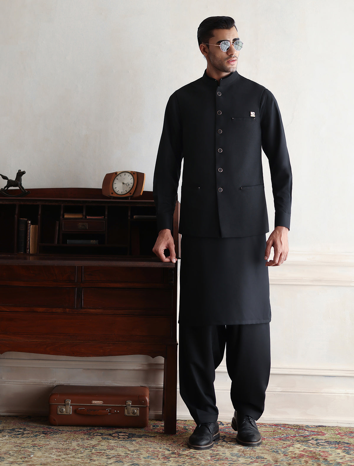 Black Classic Waistcoat