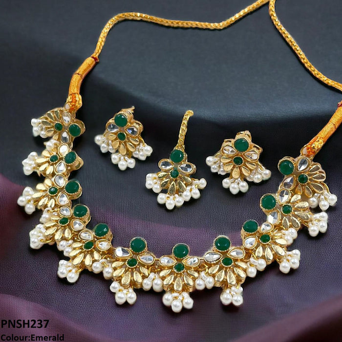 Tear Flower Necklace Set