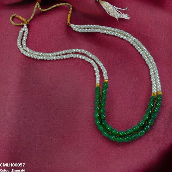 Cmlh00057 Frn Double Layer Pearl Mala - Cmlh
