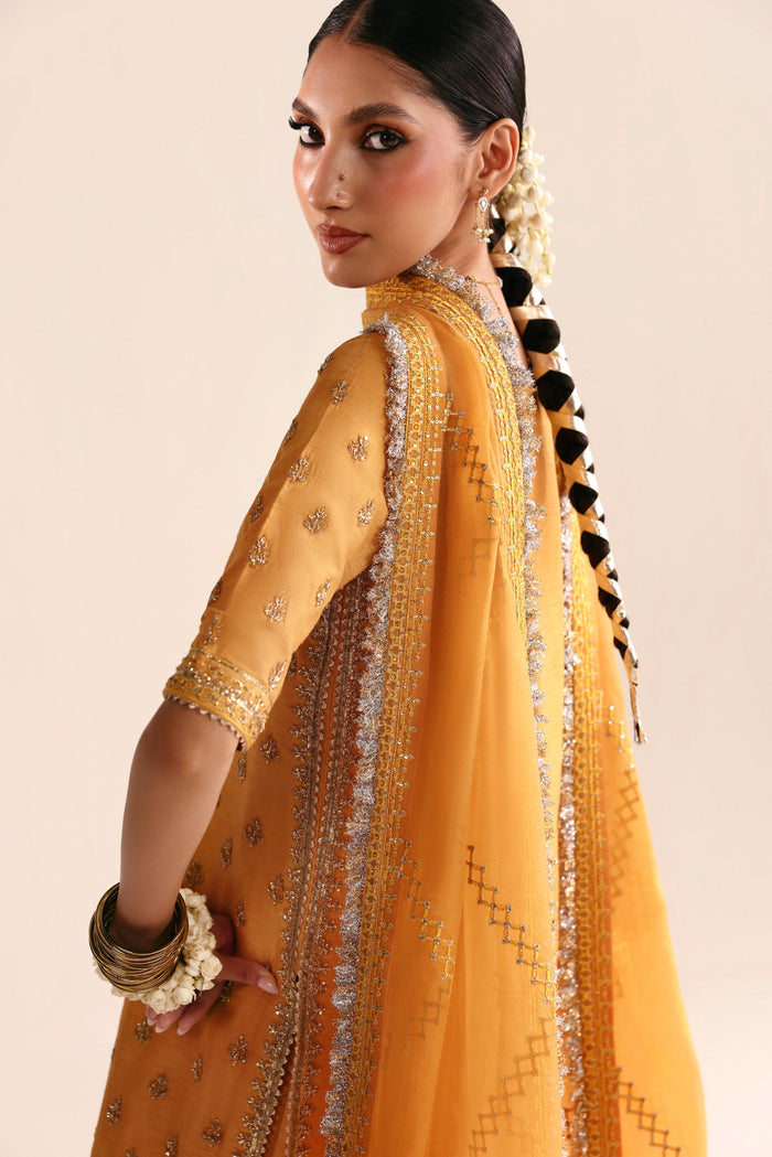 Mustard Mayun Farshi Shalwar Set (Wedding Edit 2026)
