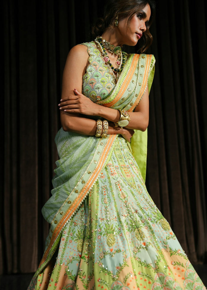 Mutiyaar Lehenga Choli Raw Silk