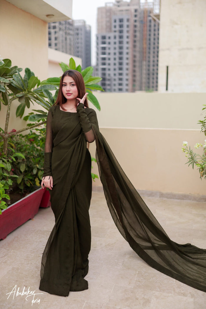 Green Saree
